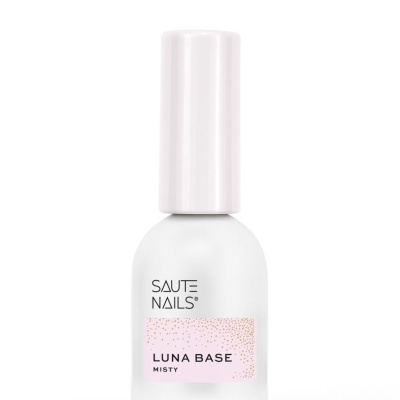 Frasco branco fosco de verniz de unhas com tampa rosa