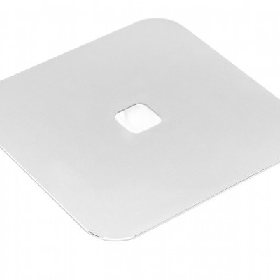 Balança digital branca com ecrã central