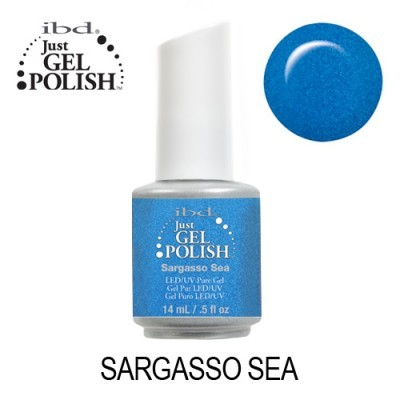 Esmalte gel azul Sargasso Sea da marca ibd Just GEL POLISH