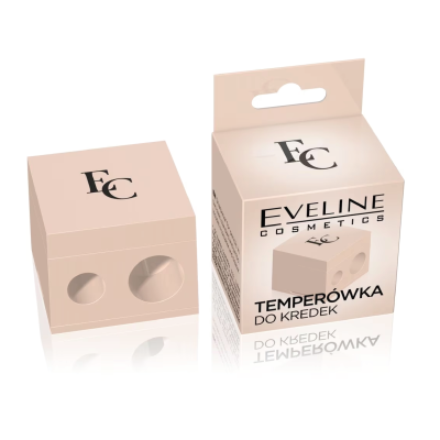 Afiador de lápis creme e embalagem da Eveline Cosmetics