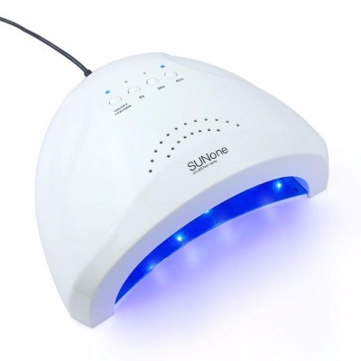 Equipamento de verniz de unhas UV LED branco com luz azul