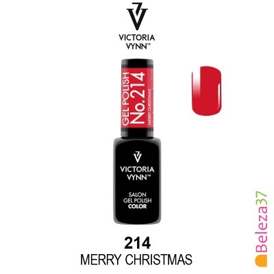 Verniz gel vermelho VICTORIA VYNN No. 214 Merry Christmas