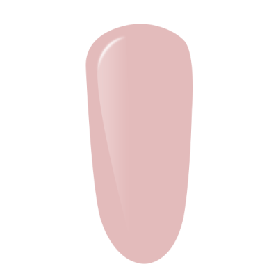 Amostra de verniz de unhas rosa nude brilhante