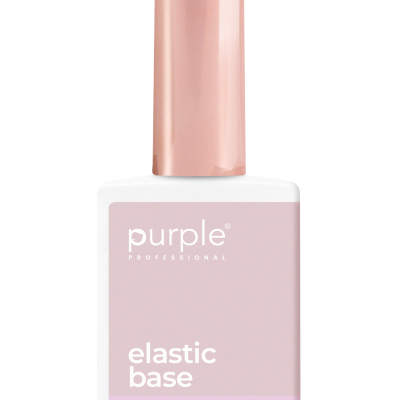 Frasco de verniz para unhas rosa milky rose com tampa metálica