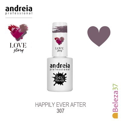 Verniz gel de unhas Andreia Professional Love Story cor Happily Ever After 307