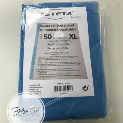 Pacote azul com 50 pentes descartáveis XL ESTETA beauty