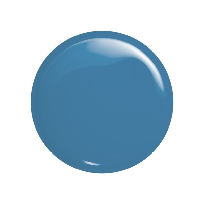 Círculo azul brilhante sobre fundo branco