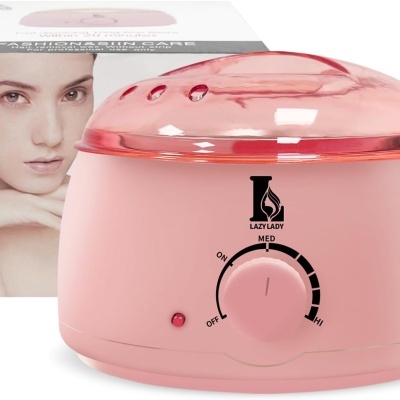 Aparelho de cuidado pessoal rosa LAZY LADY com botão regulador e indicador luminoso