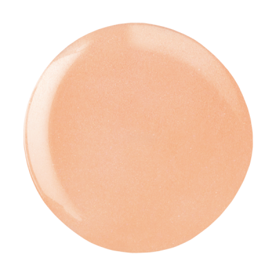 Verniz de unhas bege perolado em círculo