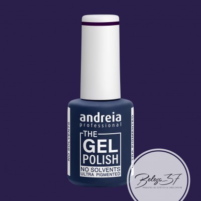 Verniz de gel azul escuro Andreia Professional com tampa branca
