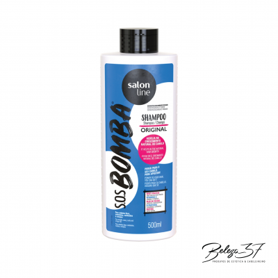 Frasco de champô Salon Line sos BOMBA Original 500ml