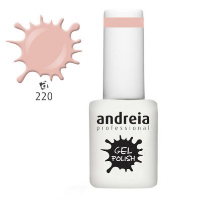 Verniz gel para unhas Andreia Professional cor rosa claro número 220