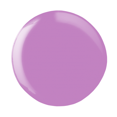 Mancha redonda de verniz lilás brilhante