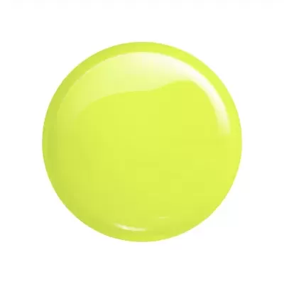 Círculo amarelo-lima brilhante sobre fundo branco