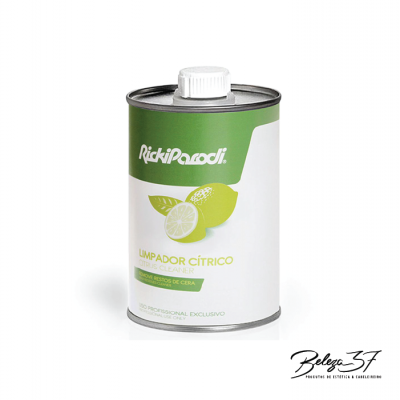 Lata de limpador cítrico RickiParodi com imagem de limão