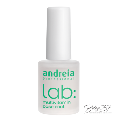 Frasco de verniz para unhas Andreia Professional Lab multivitamin base coat