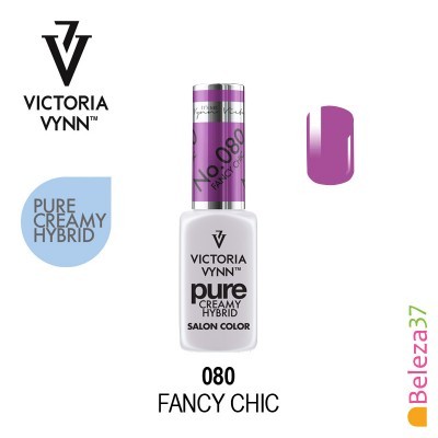 Esmalte de unhas Victoria Vynn Pure Creamy Hybrid 080 Fancy Chic lilás roxo