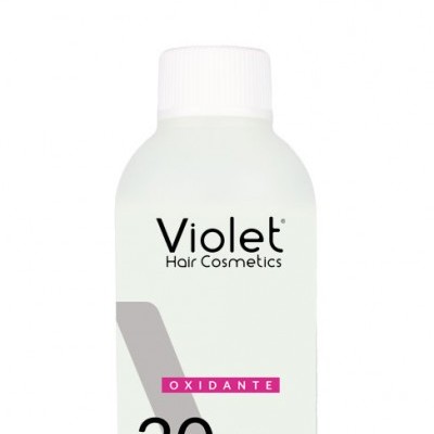 Frasco branco de oxidante para cabelo Violet Hair Cosmetics