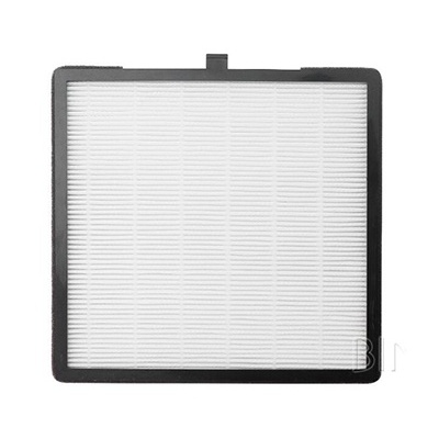 Filtro quadrado branco com moldura preta