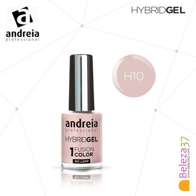 Frasco de verniz gel rosa claro da Andreia Professional HYBRID GEL H10