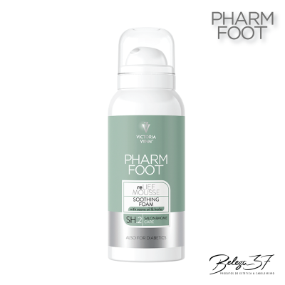 mousse espuma para pés Victoria Vynn verde branco PHARM FOOT