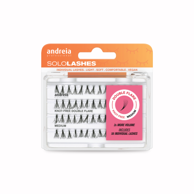 Pack de pestanas postiços individuais Andreia Professional Solo Lashes Medium