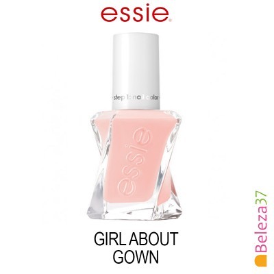 Esmalte Essie cor rosa-claro embalagem vidro transparente tampa branca