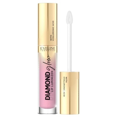 Brilho labial Eveline Cosmetics Diamond Lifter Lip Illuminizer com aplicador aberto