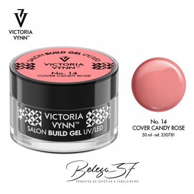Gel construção unhas Victoria Vynn No.14 Cover Candy Rose