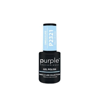Frasco de verniz gel azul claro Purple Professional