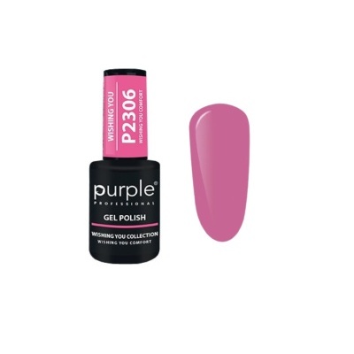 Esmalte em gel profissional Purple cor rosa P2306