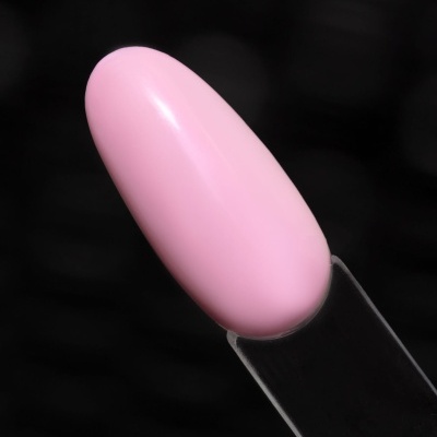 Unha artificial rosa claro em haste de plástico transparente