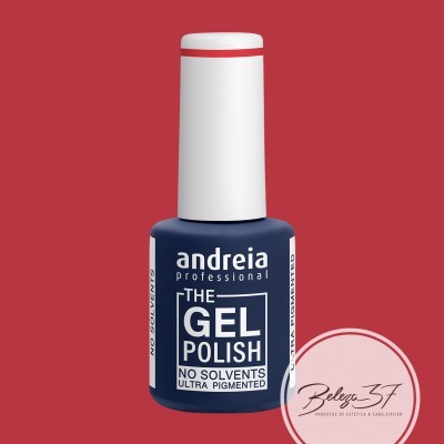 Verniz gel Andreia Professional azul com tampa branca