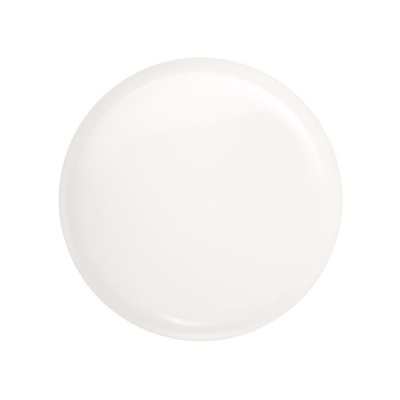 amostra circular de pintura branca brilhante