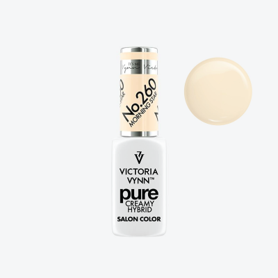 Frasco de verniz de unhas cor bege claro Victoria Vynn Pure nº 260