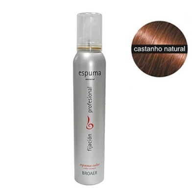 Espuma fixação profissional Broaer em embalagem prateada