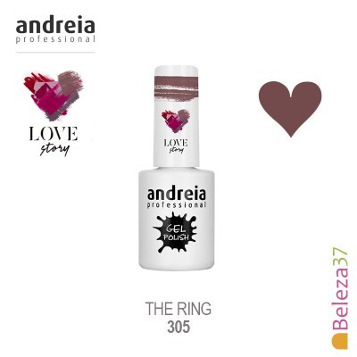 Verniz gel Andreia professional Love story The Ring 305