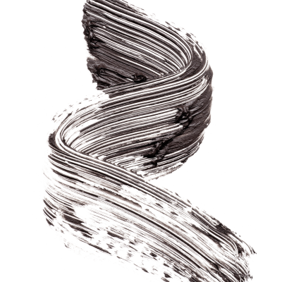 Traço espiral preto com textura acentuada