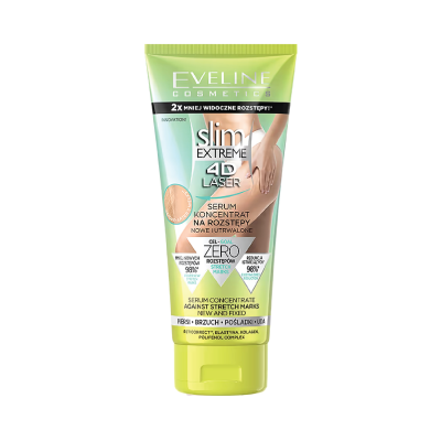 Embalagem do sérum Eveline Cosmetics Slim Extreme 4D Laser contra estrias
