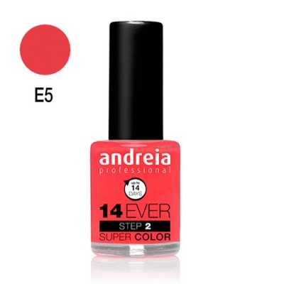 Verniz de unhas Andreia Professional vermelho E5 com tampa preta