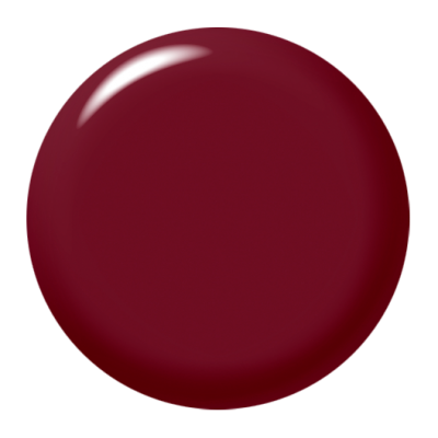 Botão redondo vermelho vinho brilhante com textura lisa
