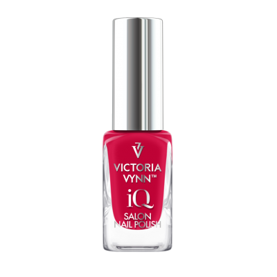 Frasco de verniz de unhas vermelho Victoria Vynn com tampa prateada