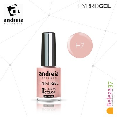 Frasco de verniz para unhas Andreia Professional Hybrid Gel cor H7 em parede branca