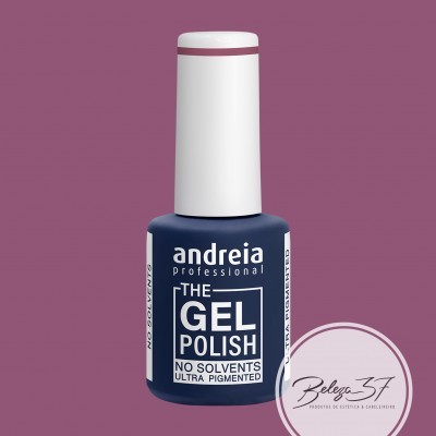 Frasco de verniz gel azul escuro Andreia Professional