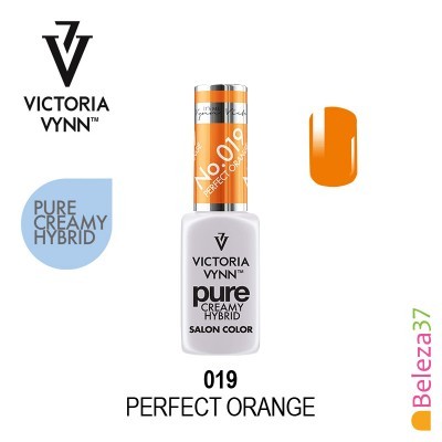 Verniz para unhas Victoria Vynn Pure Creamy Hybrid cor 019 Perfect Orange