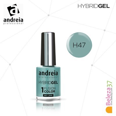 Verniz gel Andreia Professional Hybrid Gel cor H47 turquesa