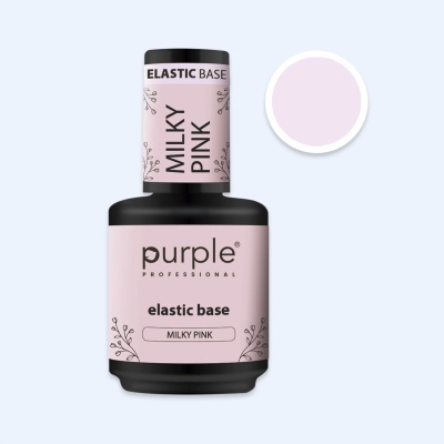 Frasco de verniz unhas Elastic Base Milky Pink