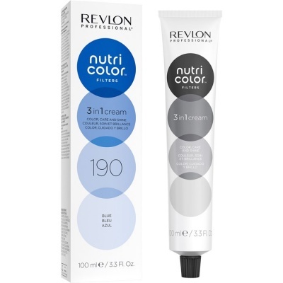 Revlon Professional Nutri Color Filters creme 3 em 1 azul com número 190