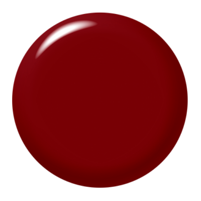 Botão vermelho redondo liso sobre fundo branco