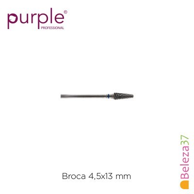 Broca metálica 4,5x13 mm com logotipo purple PROFESSIONAL